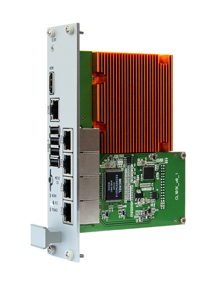 EL101 Модуль процессорный с платой расширения 4x Ethernet 100TX/FX