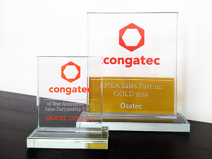 ОСАТЕК отмечает 10-летие сотрудничества с congatec
